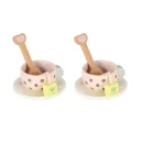 Serwis do herbaty kawy drewniany LULILO