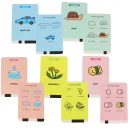 Robot Edukacyjny interaktywny nauka rysowania fiszki zielony ENG