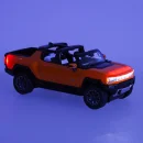 Samochód zdalnie sterowany Rastar 93000 Hummer EV 1:16 pomarańczowy