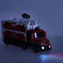 TIR Laweta samochód transporter pojazd składany 6 aut czerwony