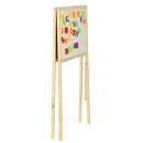 Tablica kredowa magnetyczna liczydło szara 43 x 50 x 84 cm