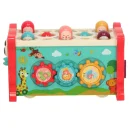 Zabawka sensoryczna wbijak dla niemowląt 8w1 Bibi-inn różowa