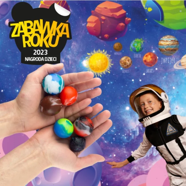 Zestaw do eksperymentów kosmos planety masa slime Tubi Jelly 5 kolorów
