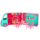 Samochód dla lalek kamper food truck zestaw 21 el.
