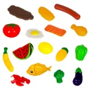 Zestaw Warzyw i Owoców do Krojenia 36 el. z Akcesoriami – Kreatywna Zabawa w Gotowanie