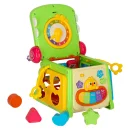 Kostka edukacyjna sorter z pianinkiem krokodyl 4w1