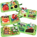 Książeczka sensoryczna edukacyjna manipulacyjna farma