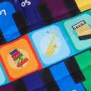 Mata do tańczenia dla dzieci interaktywna muzyczna 8 instrumentów 10 melodii