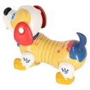 Pies piesek interaktywny z kością robot reaguje na dotyk