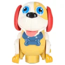 Pies piesek interaktywny z kością robot reaguje na dotyk