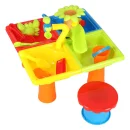 Stolik wodny cztery części piaskownica łopatki konewka stołek