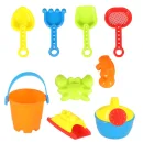 Stolik wodny cztery części piaskownica łopatki konewka stołek