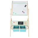 Tablica magnetyczna kredowa dwustronna LULILO Kredo kredy markery magnesy kosze