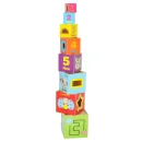 Wieża edukacyjna drewniana sorter kształty nauka liczenia 71cm XXL