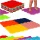 Mata sensoryczna puzzle montessori do masażu stóp 8 elementów kolorowe