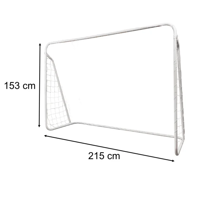 Bramka piłkarska do piłki nożnej dla dzieci treningowa 2w1 + mata celności 215 x 153 x 76 cm