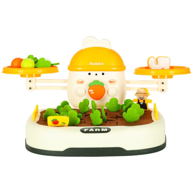 Gra planszowa zręcznościowa marchewkowe pole familijna gra dla dzieci