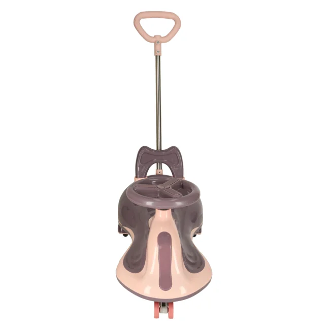 Jeździk grawitacyjny LED Swing FIX S2 skuter z rączką fioletowy max 100kg