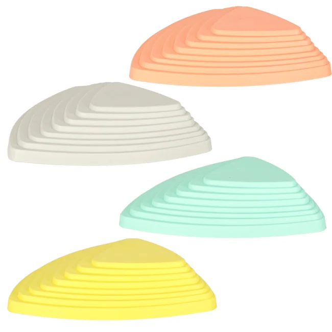 Ścieżka sensoryczna kamienie rzeczne do treningu równowagi podłoga to lawa gra 11 elementów pastelowa