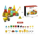 Klocki magnetyczne konstrukcyjne 3D budowa 50 elementów