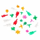 Klocki magnetyczne tor wyścigowy samochodowy 1 pojazd świecący 153 elementy