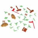 Klocki magnetyczne tor wyścigowy samochodowy 1 pojazd świecący 153 elementy