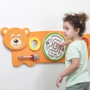 TABLICA MANIPULACYJNA SENSORYCZNA MONTESSORI EDUKACYJNA DUŻA XXL MIŚ VIGA