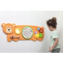 TABLICA MANIPULACYJNA SENSORYCZNA MONTESSORI EDUKACYJNA DUŻA XXL MIŚ VIGA