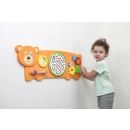 TABLICA MANIPULACYJNA SENSORYCZNA MONTESSORI EDUKACYJNA DUŻA XXL MIŚ VIGA