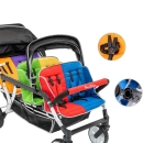 Wózek spacerowy Familidoo City Bus 6-osobowy do żłobka - zdjęcie 5