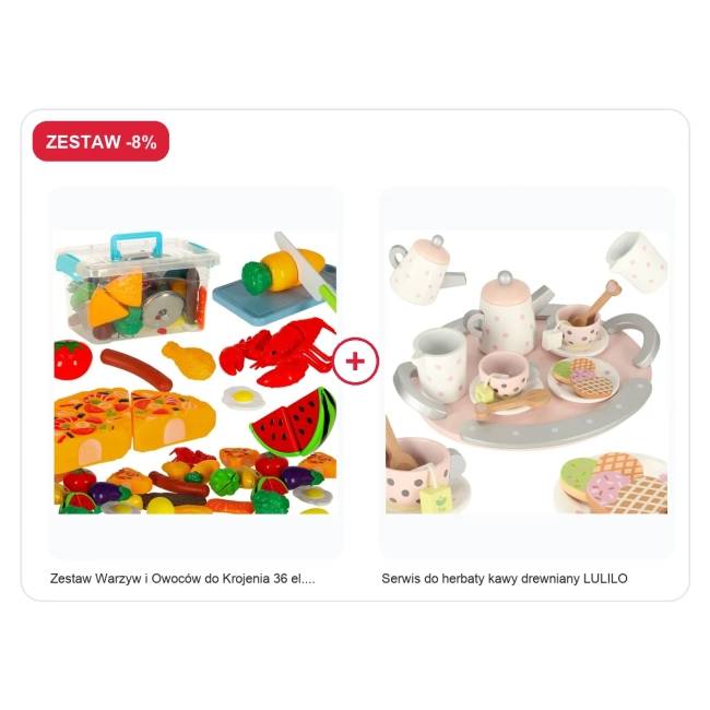 Zestaw -8%: Domek dla lalek drewniany salon model do złożenia LED 8008-A 20... + Domek dla lalek w walizce akcesoria dre