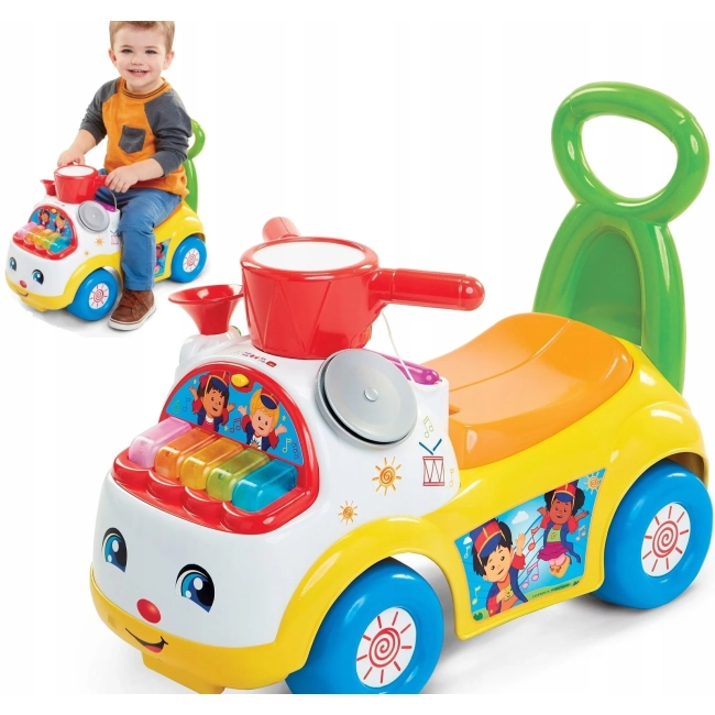 Fisher-Price Jeździk i chodzik 3w1 Muzyczna Parada żółty 12m+