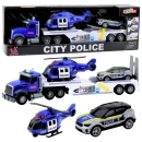 Ciężarówka policyjna City Police z naczepą
