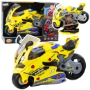 Żółty motocykl DIY 2w1 z warsztatem