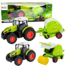 Traktor RC z prasą do balotów w skali 1 do 24