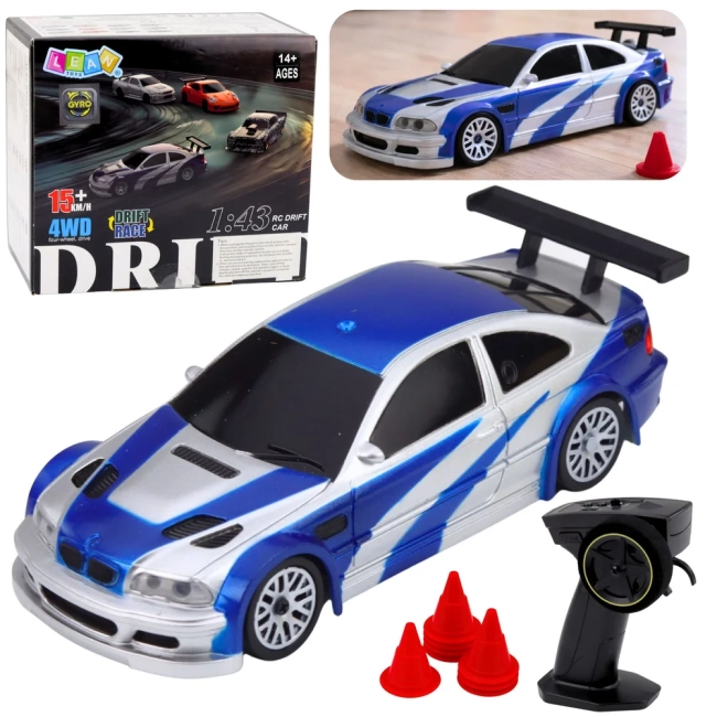 Samochód RC E46 do driftu w skali 1 do 43