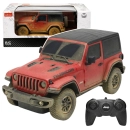 Auto RC Jeep Wrangler Muddy 1:24 czerwone Rastar na zdjęciu głównym
