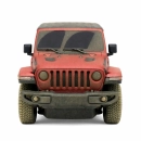 Widok produktu auto rc jeep wrangler muddy 1:24 czerwone rastar z boku