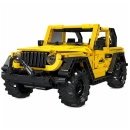 Elementy zestawu klocki konstrukcyjne wrangler żółty 746 el.