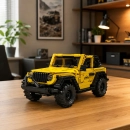 Zbliżenie na klocki konstrukcyjne wrangler żółty 746 el.