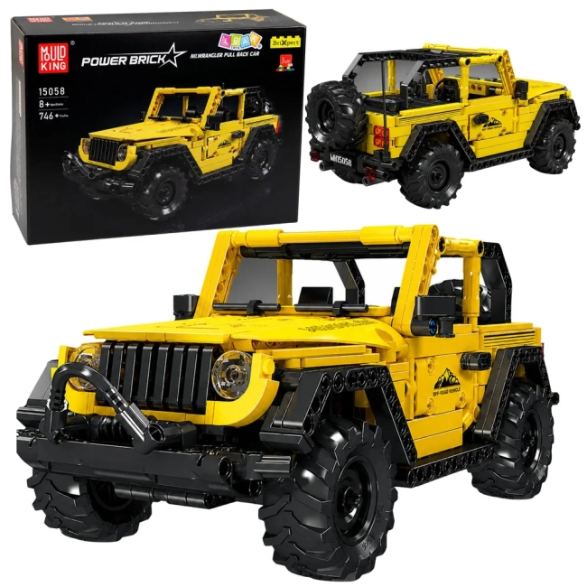 Klocki konstrukcyjne Wrangler żółty 746 el. na zdjęciu głównym