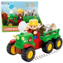 Interaktywny traktor z przyczepą i zwierzętami Farmer Fun 12m+ — zdjęcie 1