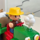 Interaktywny traktor z przyczepą i zwierzętami Farmer Fun 12m+ — zdjęcie 3