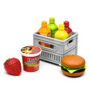 Ciężarówka z produktami spożywczymi, pomarańczowa, 1:40, - zdjęcie 4
