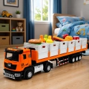 Ciężarówka z produktami spożywczymi, pomarańczowa, 1:40, - zdjęcie 5