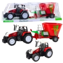 Traktor z przyczepą i mieszalnikiem paszy, 60 cm, - zdjęcie 1