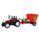 Traktor z przyczepą i mieszalnikiem paszy, 60 cm, - zdjęcie 2
