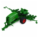 Traktor 1:24 z siewnikiem, światła i dźwięki, żółty - zdjęcie 5