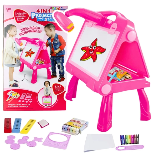 Tablica z projektorem 4w1 do rysowania 49 cm - zdjęcie 1
