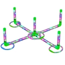 Zestaw ringo z 5 słupkami LED